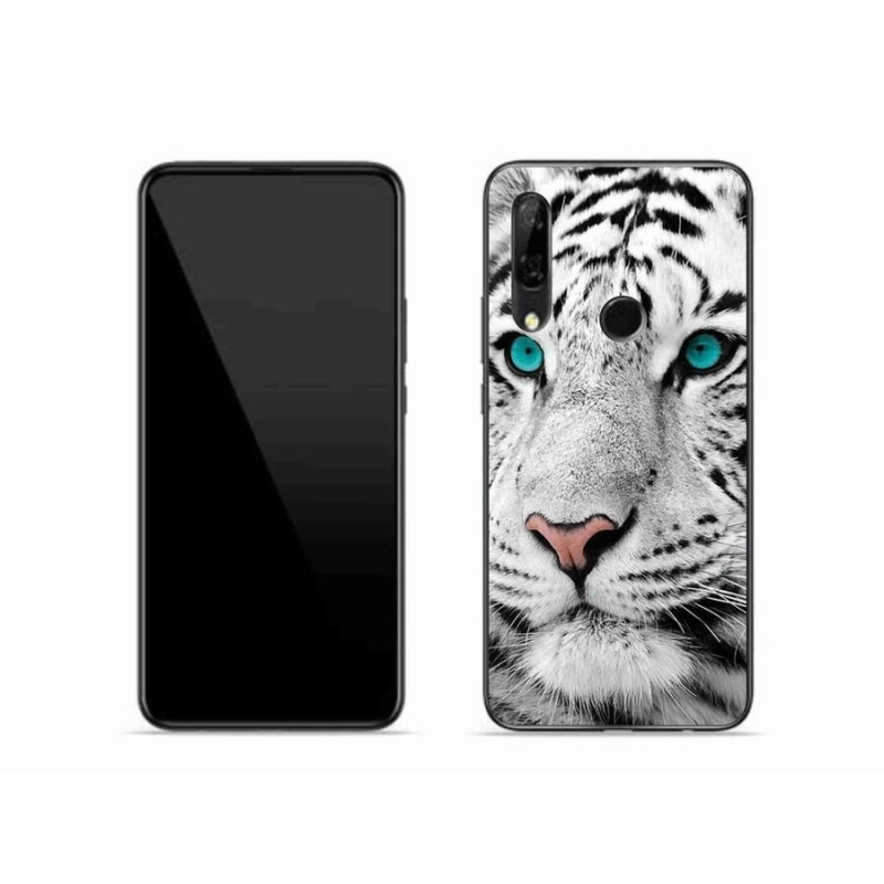 Gelový kryt mmCase na mobil Honor 9X - bílý tygr