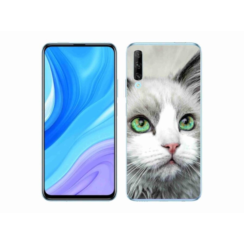 Gelový kryt mmCase na mobil Honor 9X Pro - kočičí pohled