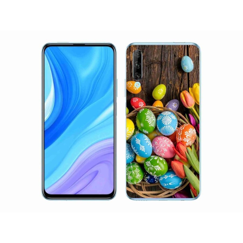 Gelový kryt mmCase na mobil Honor 9X Pro - velikonoční vajíčka