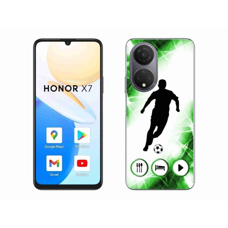 Gelový kryt mmCase na mobil Honor X7 - fotbalista