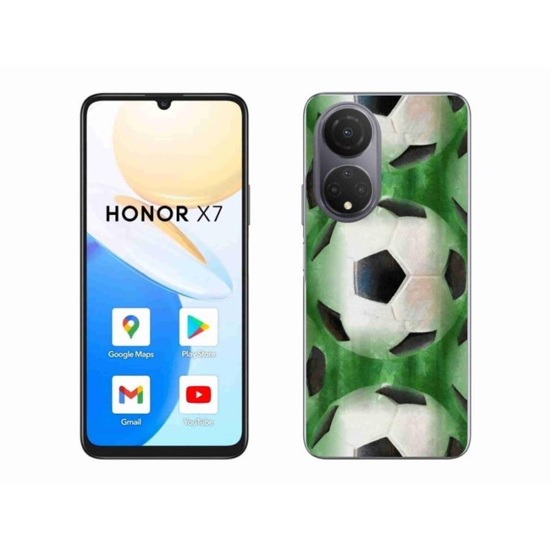 Gelový kryt mmCase na mobil Honor X7 - fotbalový míč