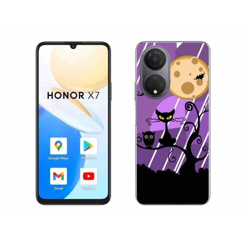 Gelový kryt mmCase na mobil Honor X7 - halloween