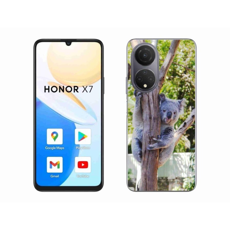 Gelový kryt mmCase na mobil Honor X7 - koala