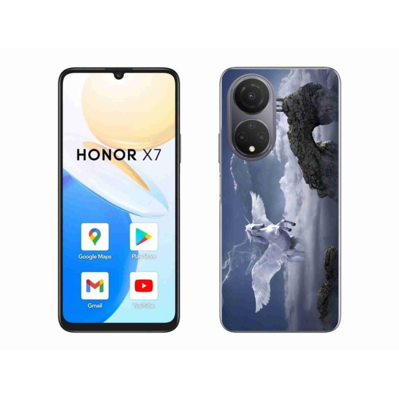 Gelový kryt mmCase na mobil Honor X7 - pegas
