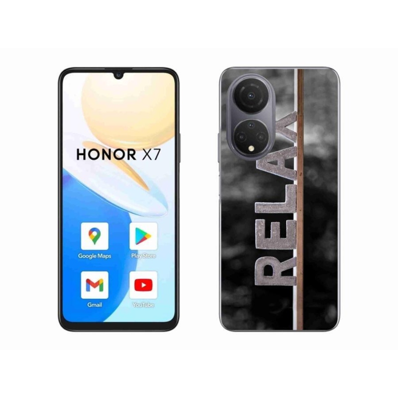 Gelový kryt mmCase na mobil Honor X7 - relax 1