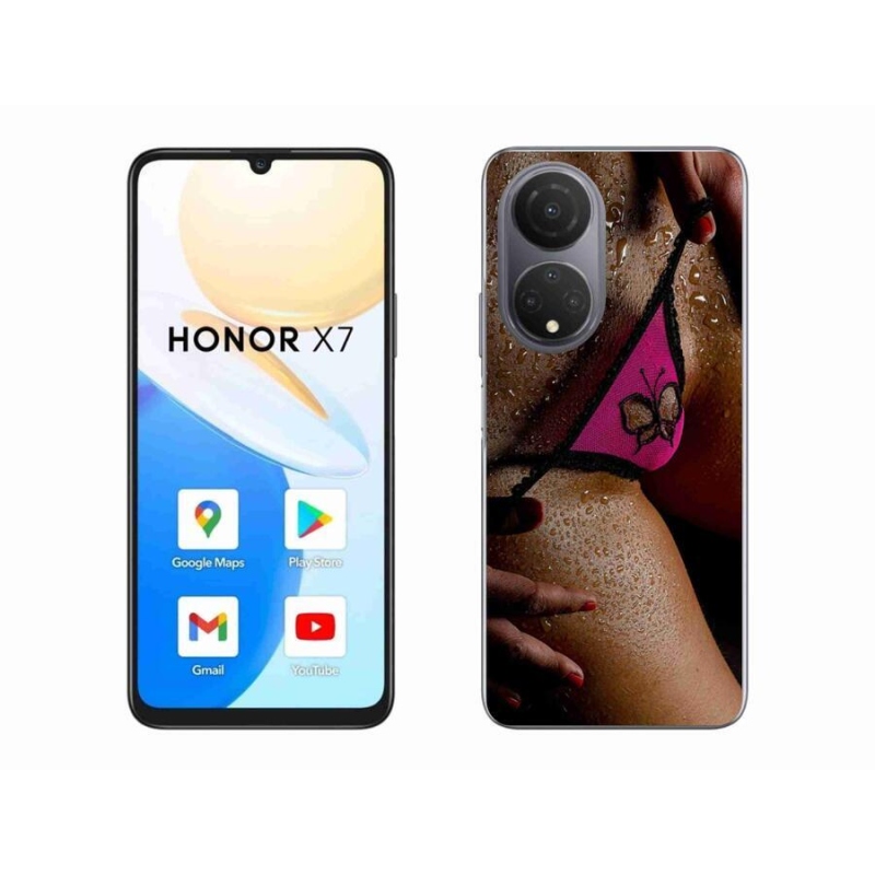 Gelový kryt mmCase na mobil Honor X7 - sexy žena