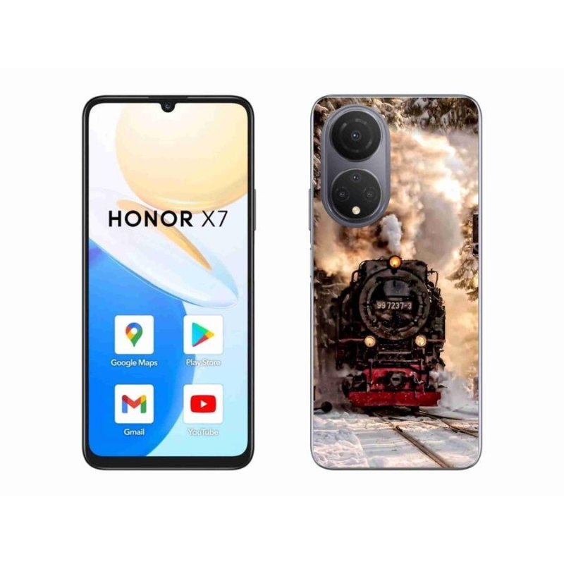 Gelový kryt mmCase na mobil Honor X7 - vlak