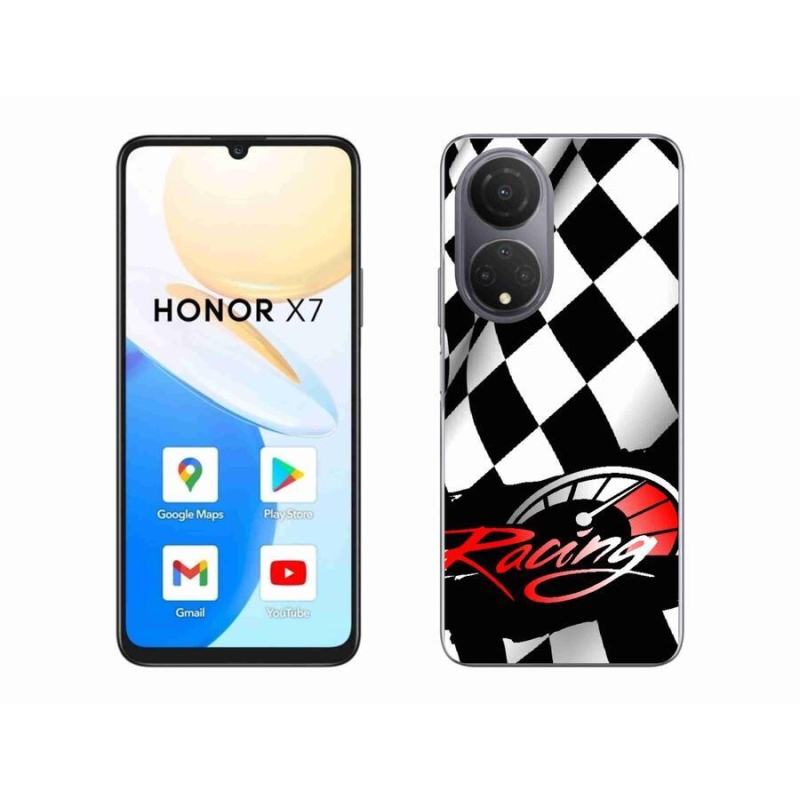 Gelový kryt mmCase na mobil Honor X7 - závodění