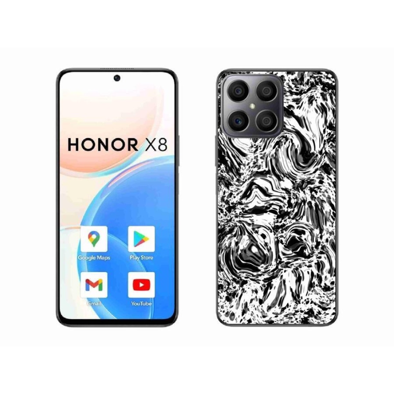 Gelový kryt mmCase na mobil Honor X8 4G - abstrakt 4