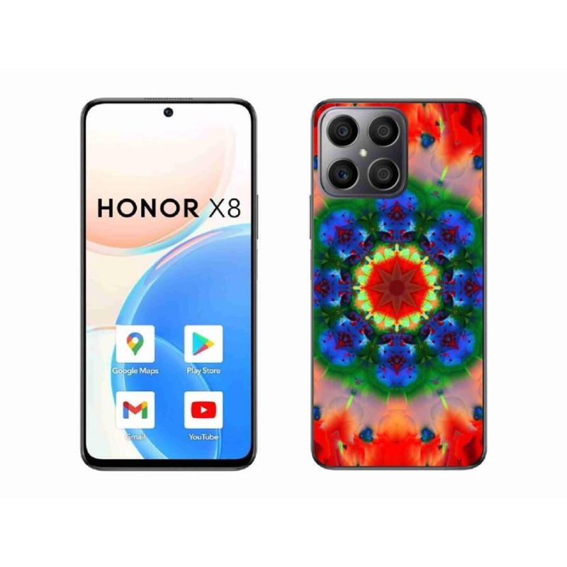 Gelový kryt mmCase na mobil Honor X8 4G - abstrakt 5