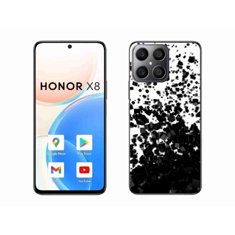 Gelový kryt mmCase na mobil Honor X8 4G - abstraktní vzor 1