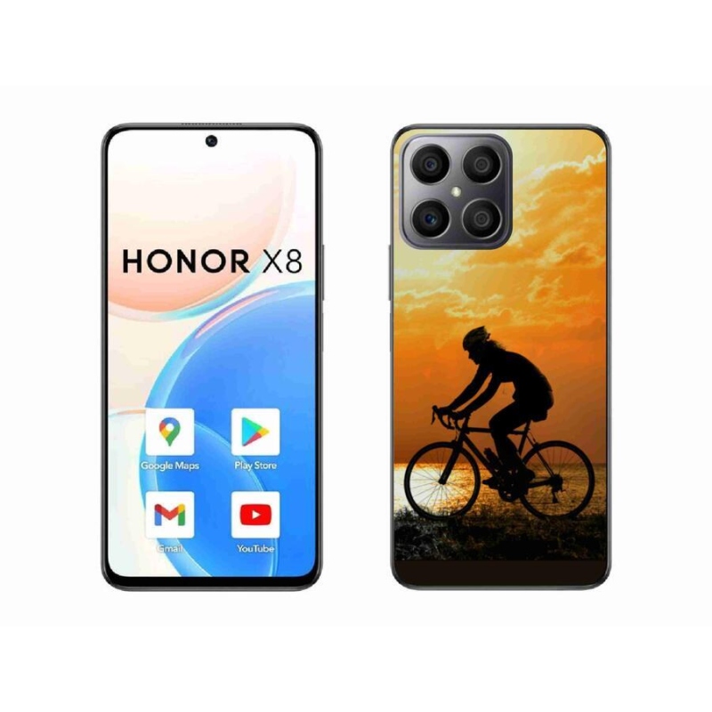 Gelový kryt mmCase na mobil Honor X8 4G - cyklovýlet