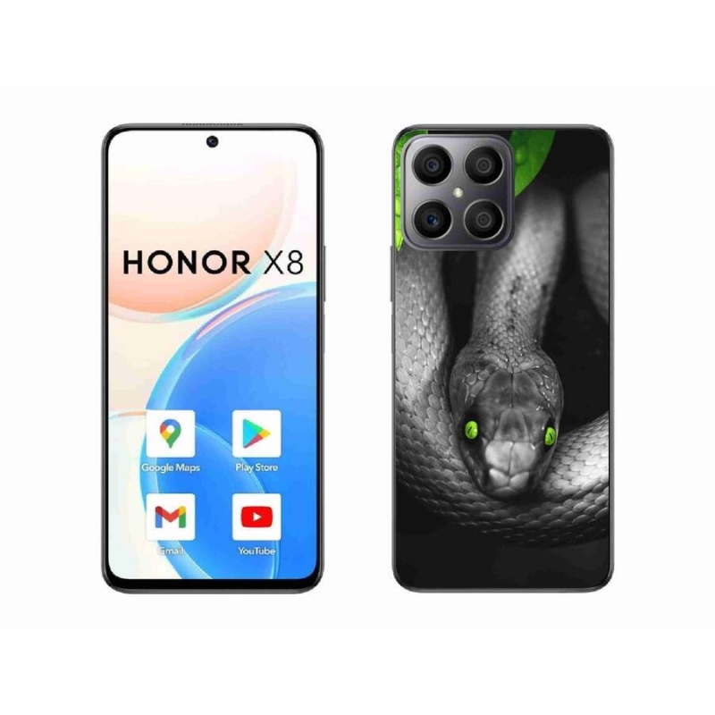 Gelový kryt mmCase na mobil Honor X8 4G - had