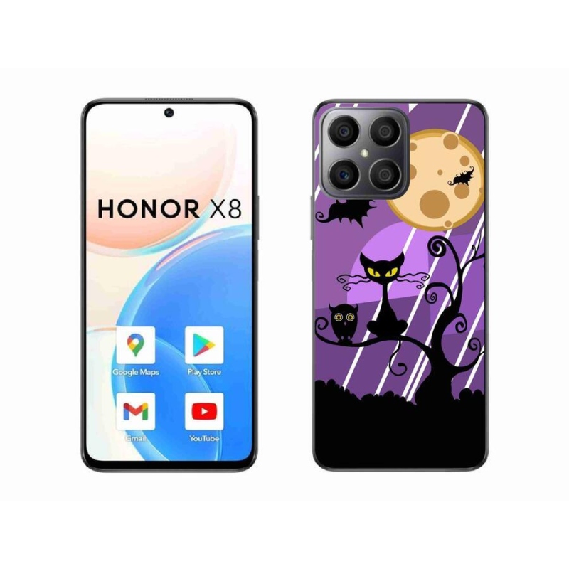 Gelový kryt mmCase na mobil Honor X8 4G - halloween