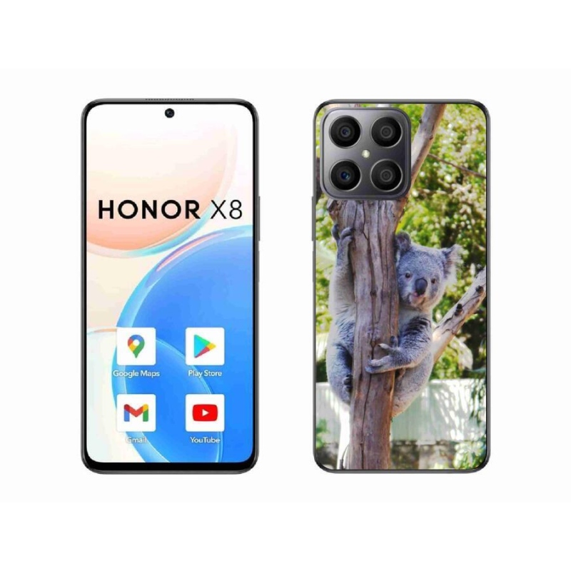 Gelový kryt mmCase na mobil Honor X8 4G - koala
