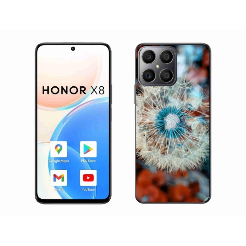 Gelový kryt mmCase na mobil Honor X8 4G - odkvetlá pampeliška 1