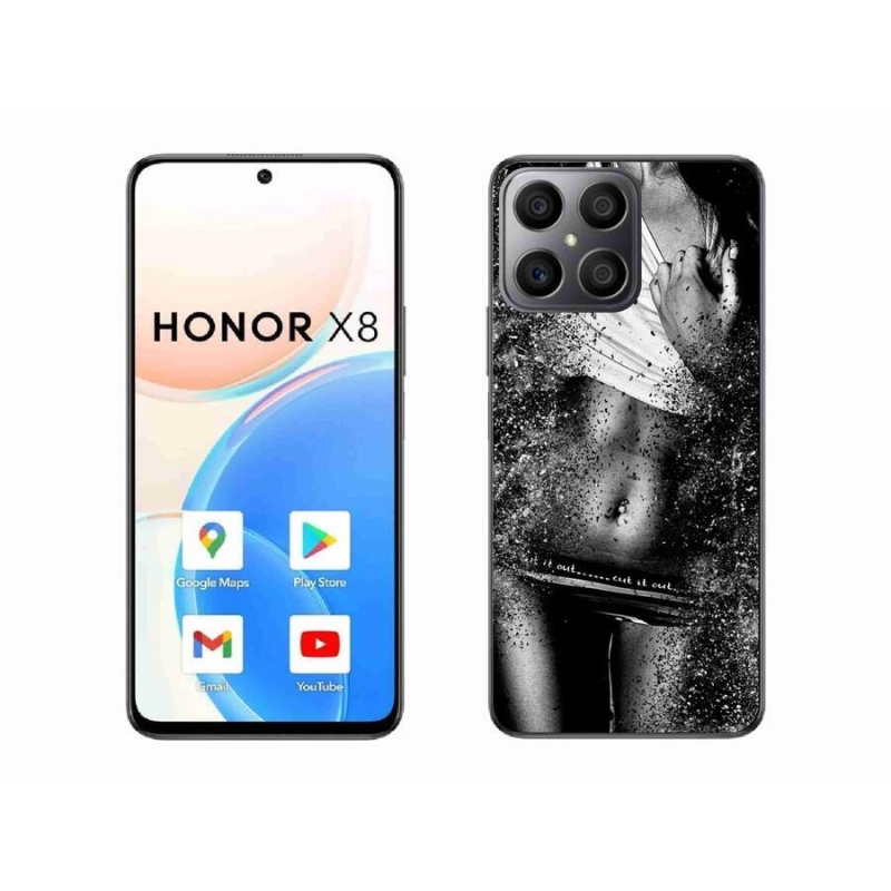 Gelový kryt mmCase na mobil Honor X8 4G - sexy žena 1