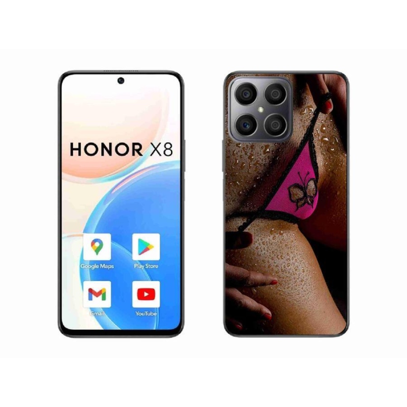 Gelový kryt mmCase na mobil Honor X8 4G - sexy žena