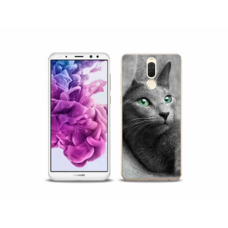 Gelový kryt mmCase na mobil Huawei Mate 10 Lite - kočka 2