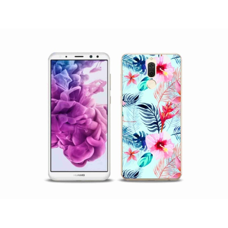Gelový kryt mmCase na mobil Huawei Mate 10 Lite - květiny