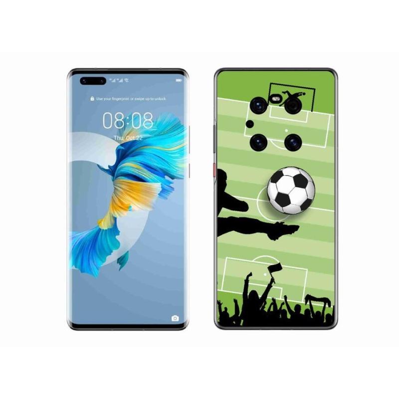 Gelový kryt mmCase na mobil Huawei Mate 40 Pro - fotbal 3