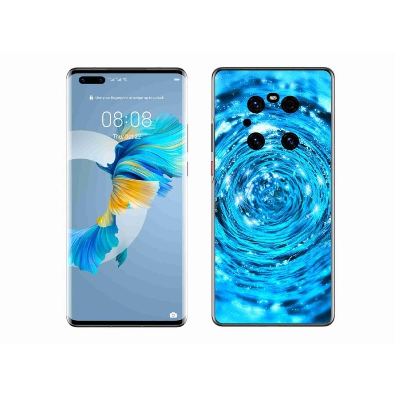 Gelový kryt mmCase na mobil Huawei Mate 40 Pro - vodní vír