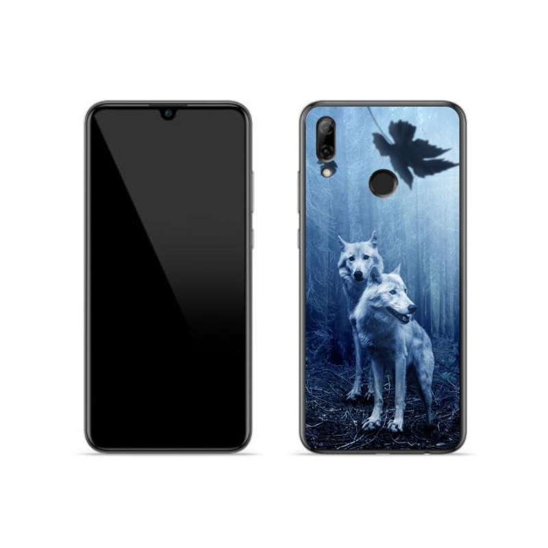 Gelový kryt mmCase na mobil Huawei P Smart (2019) - vlci v lese
