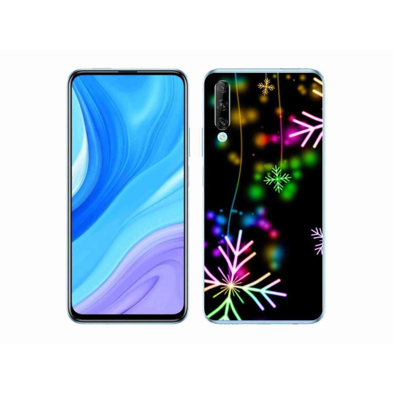 Gelový kryt mmCase na mobil Huawei P Smart Pro (2019) - barevné vločky