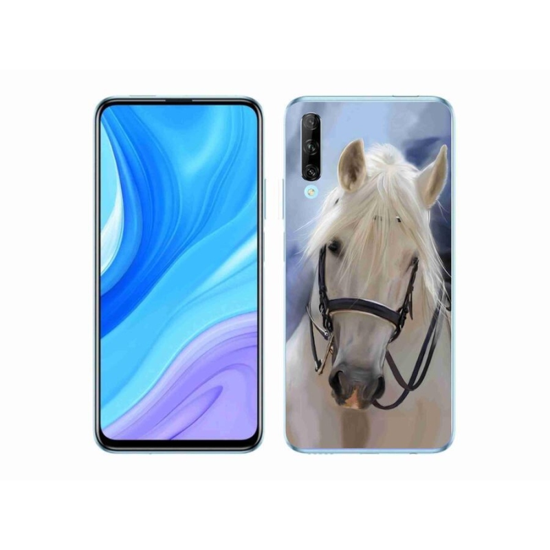 Gelový kryt mmCase na mobil Huawei P Smart Pro (2019) - bílý kůň