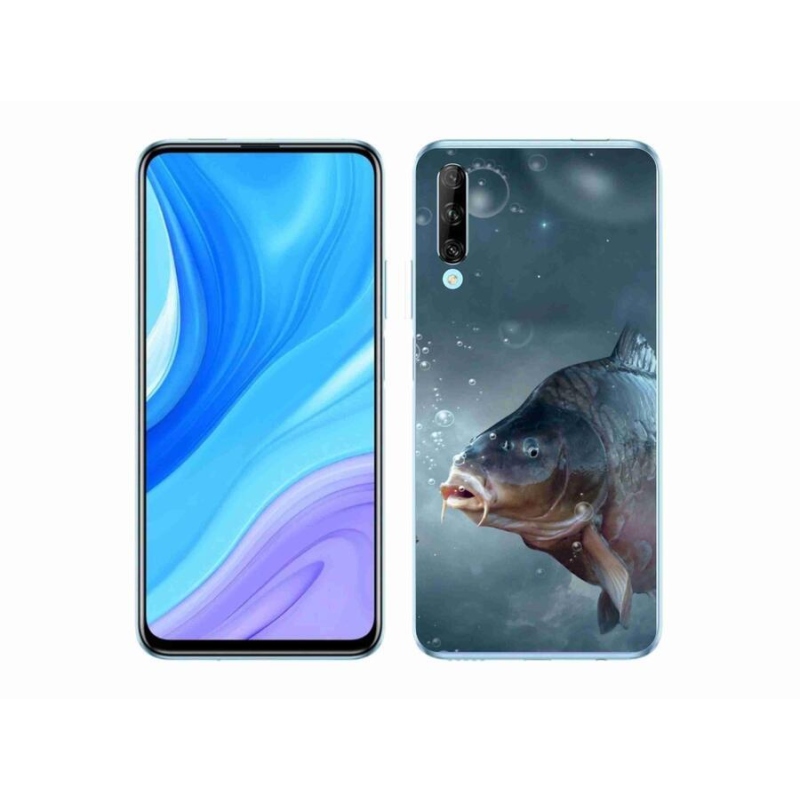 Gelový kryt mmCase na mobil Huawei P Smart Pro (2019) - kapr a bublinky