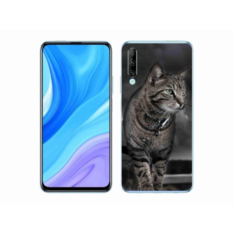 Gelový kryt mmCase na mobil Huawei P Smart Pro (2019) - kočka