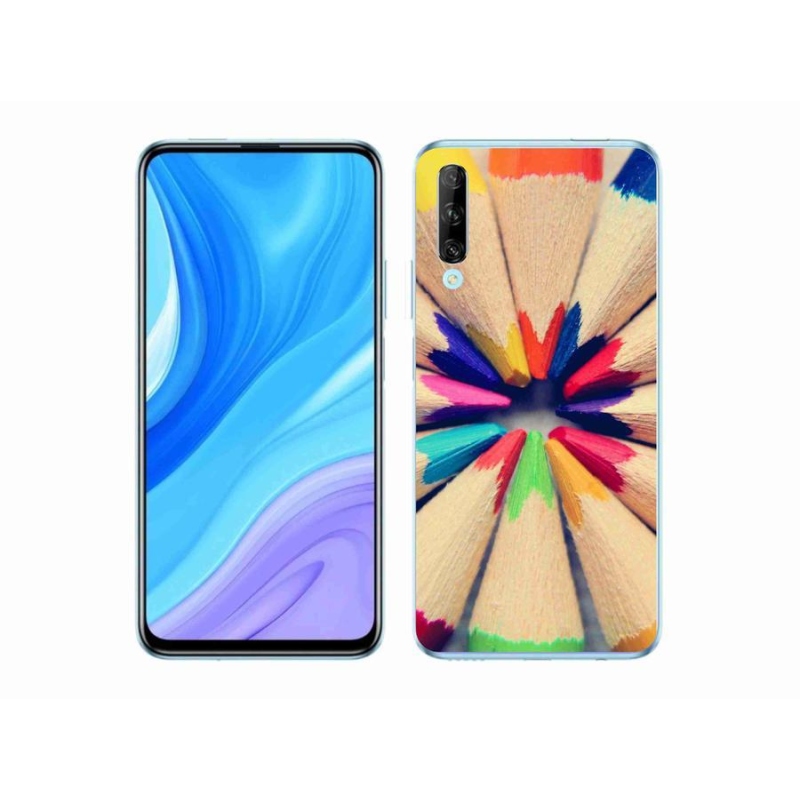 Gelový kryt mmCase na mobil Huawei P Smart Pro (2019) - pastelky