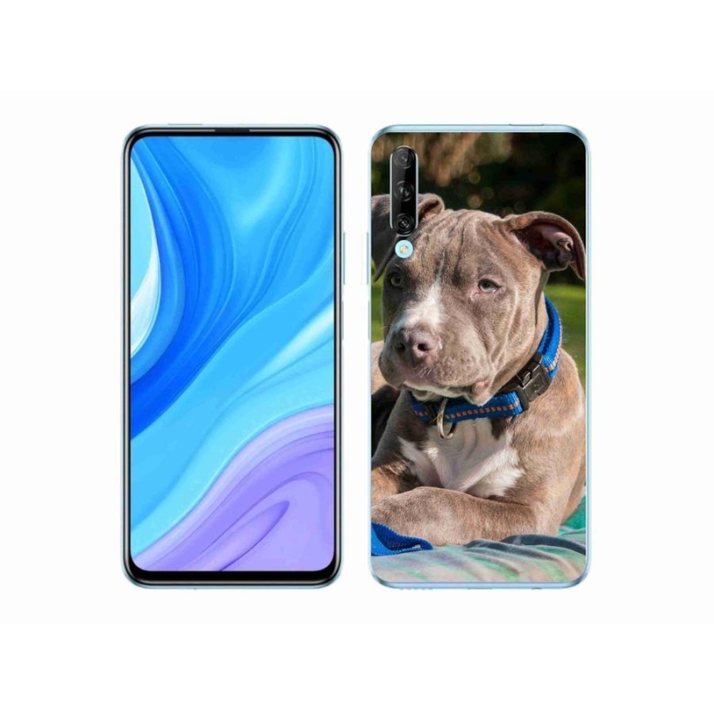 Gelový kryt mmCase na mobil Huawei P Smart Pro (2019) - pitbull