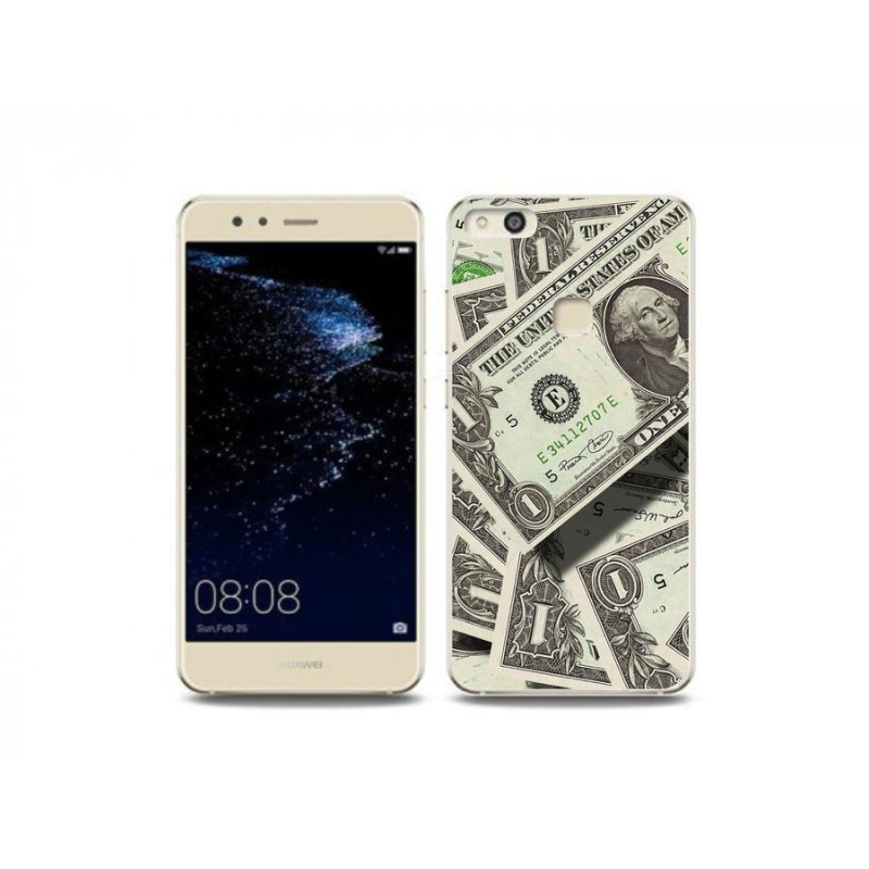 Gelový kryt mmCase na mobil Huawei P10 Lite - americký dolar