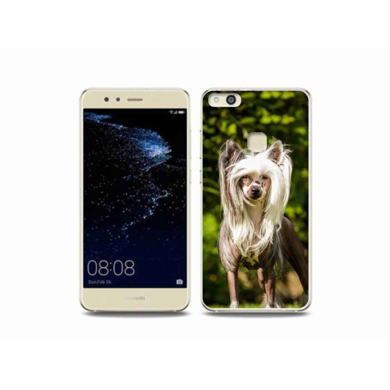 Gelový kryt mmCase na mobil Huawei P10 Lite - čínský chocholatý pes
