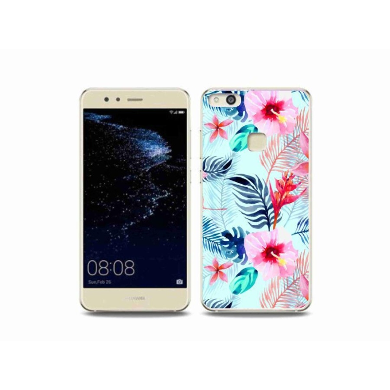 Gelový kryt mmCase na mobil Huawei P10 Lite - květiny
