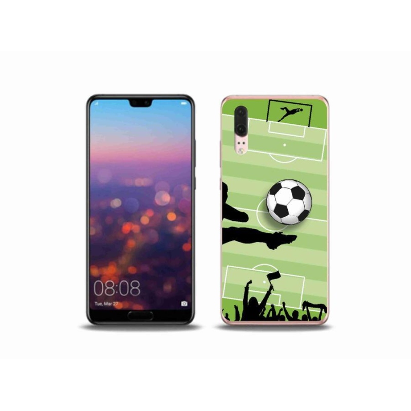 Gelový kryt mmCase na mobil Huawei P20 - fotbal 3