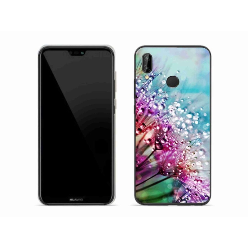 Gelový kryt mmCase na mobil Huawei P20 Lite - barevné květy