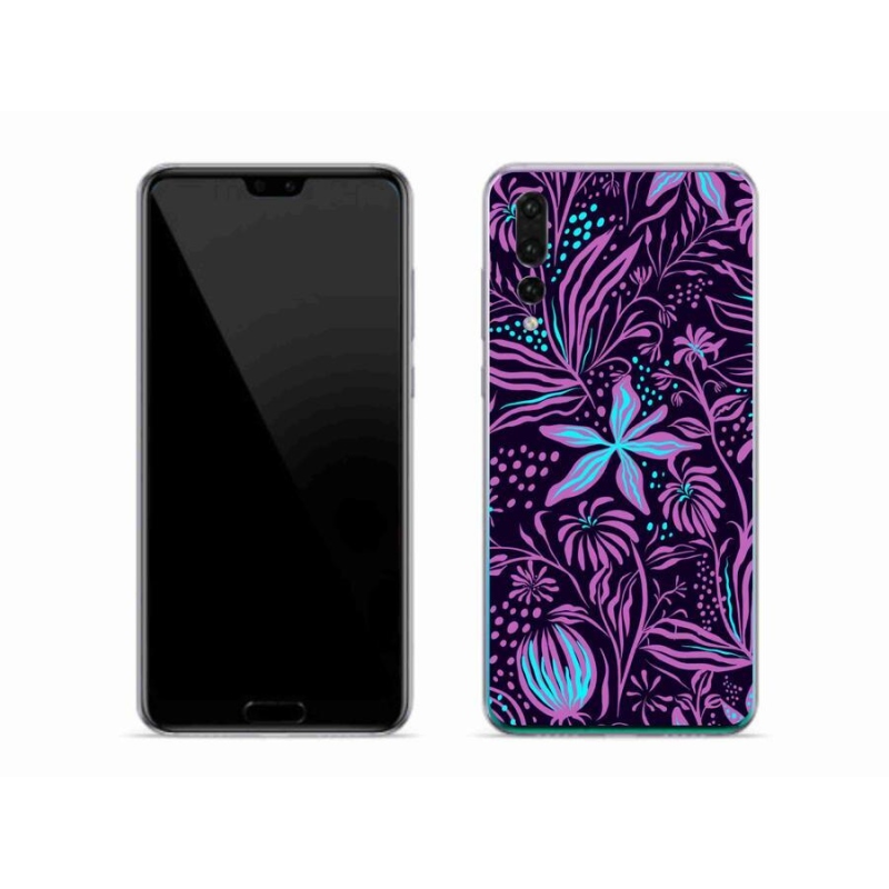 Gelový kryt mmCase na mobil Huawei P20 Pro - květiny 2