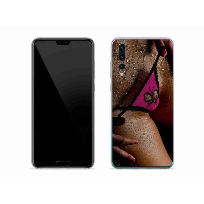 Gelový kryt mmCase na mobil Huawei P20 Pro - sexy žena