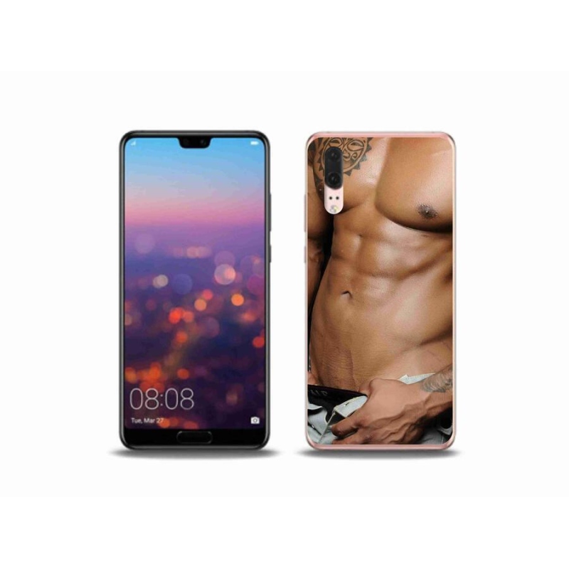Gelový kryt mmCase na mobil Huawei P20 - sexy muž