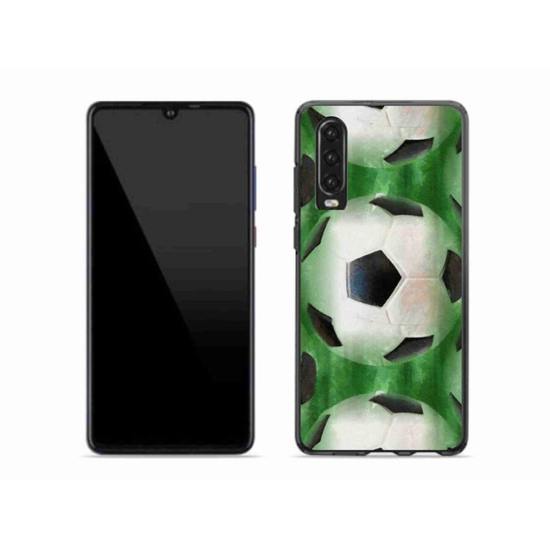 Gelový kryt mmCase na mobil Huawei P30 - fotbalový míč