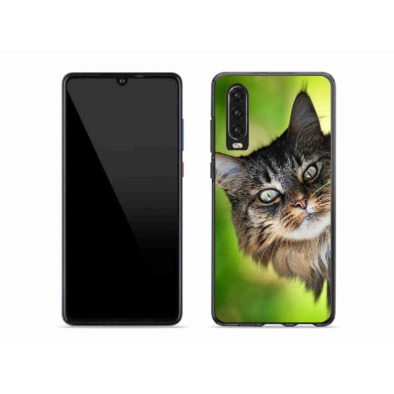 Gelový kryt mmCase na mobil Huawei P30 - kočka 3
