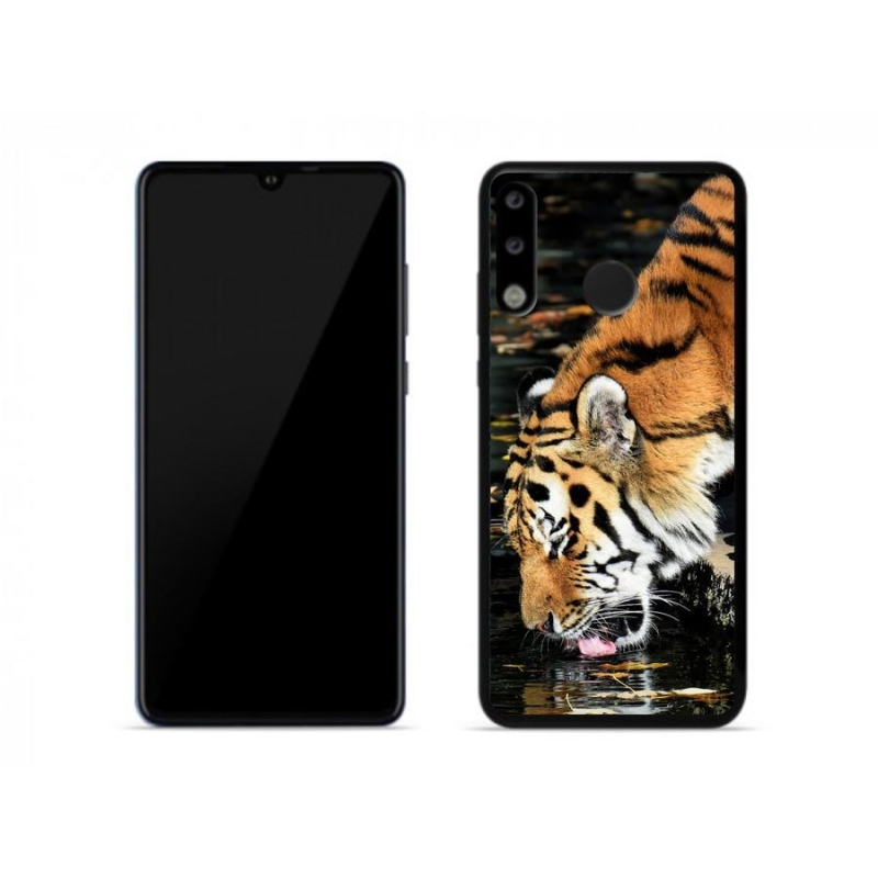 Gelový kryt mmCase na mobil Huawei P30 Lite - žíznivý tygr