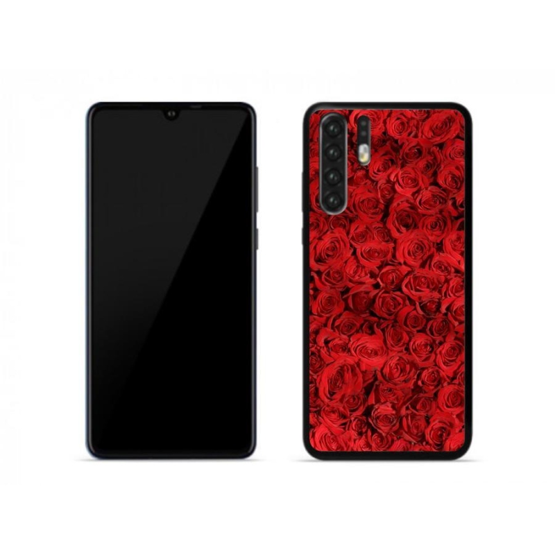 Gelový kryt mmCase na mobil Huawei P30 Pro - růže