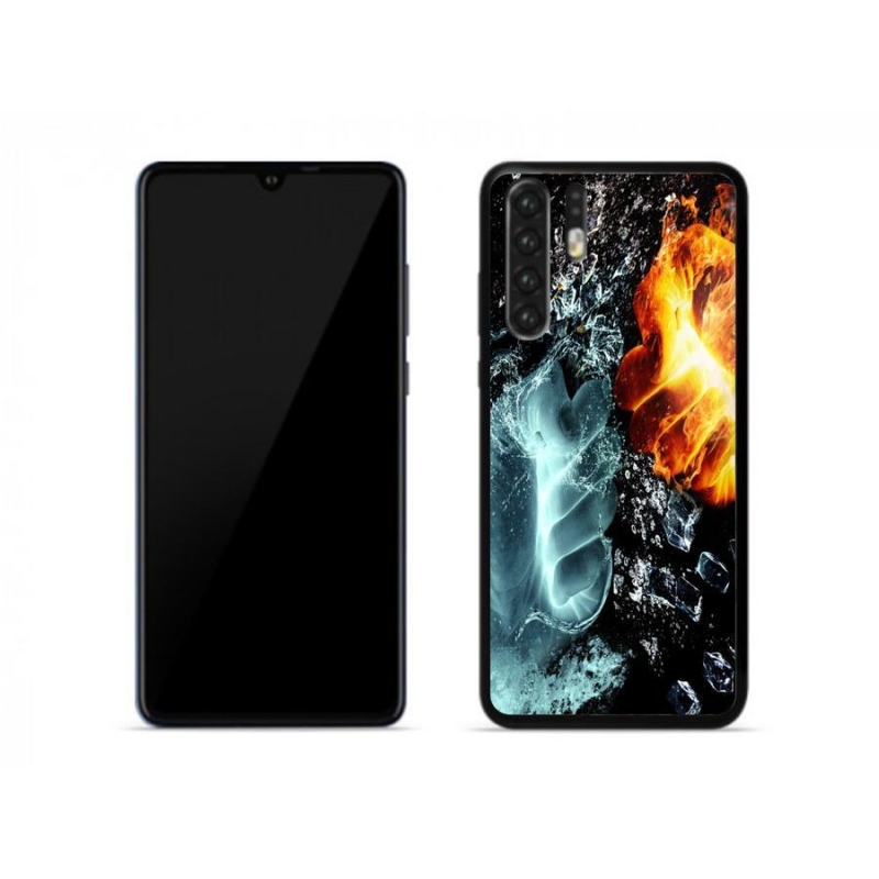 Gelový kryt mmCase na mobil Huawei P30 Pro - voda a oheň