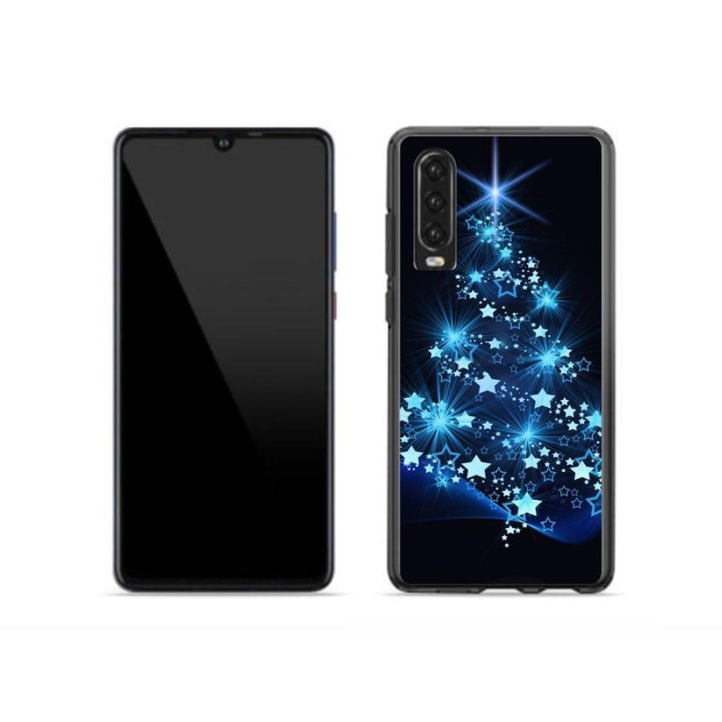 Gelový kryt mmCase na mobil Huawei P30 - vánoční stromek