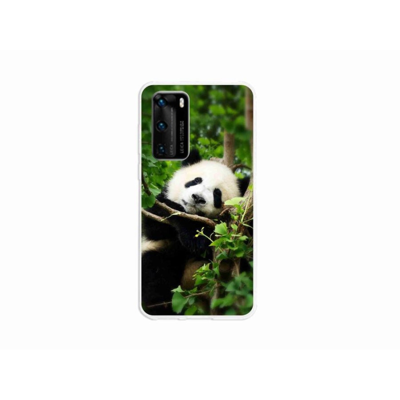 Gelový kryt mmCase na mobil Huawei P40 - panda