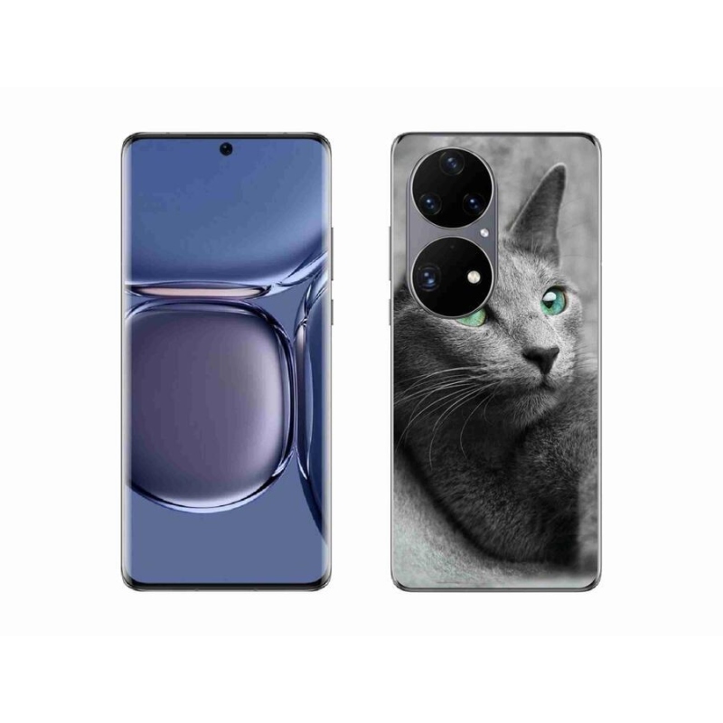 Gelový kryt mmCase na mobil Huawei P50 Pro - kočka 2