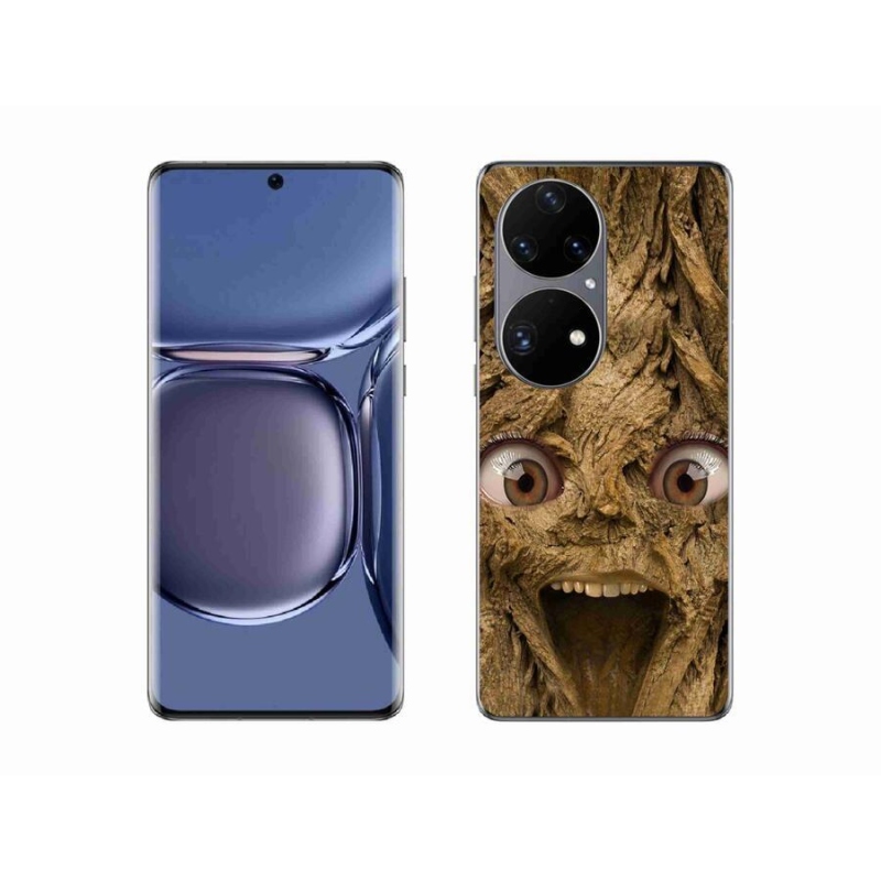 Gelový kryt mmCase na mobil Huawei P50 Pro - veselý strom s očima